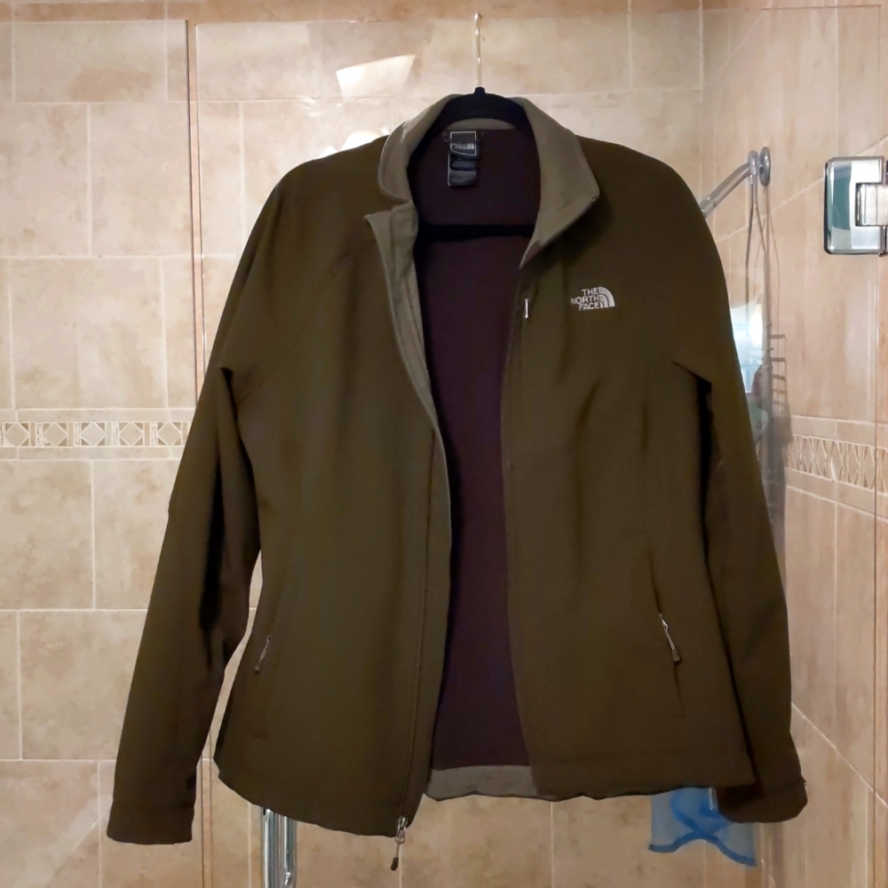 Women's XL brown North Face jacket